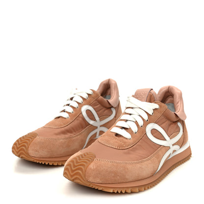 Loewe Nylon Suede Flow Runner Sneakers 40 Powder 4 of 9