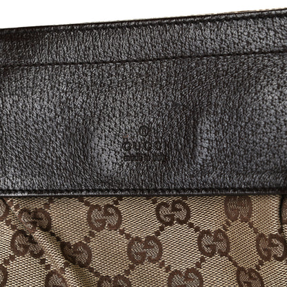 Gucci GG Monogram Double Pocket Belt Bag Dark Brown 5 of 12