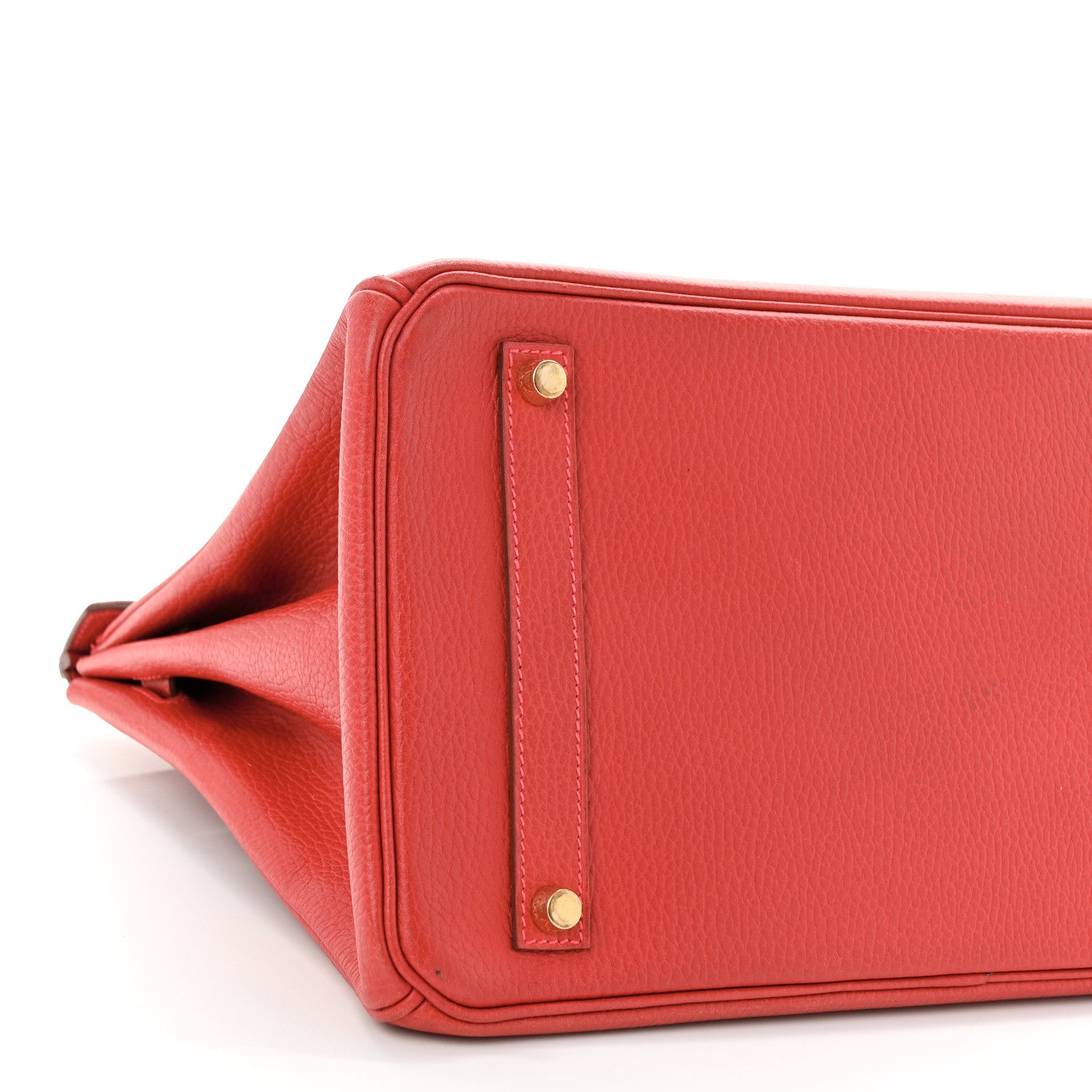 Hermes Ardennes Birkin 35 Rouge Vif 9 of 14