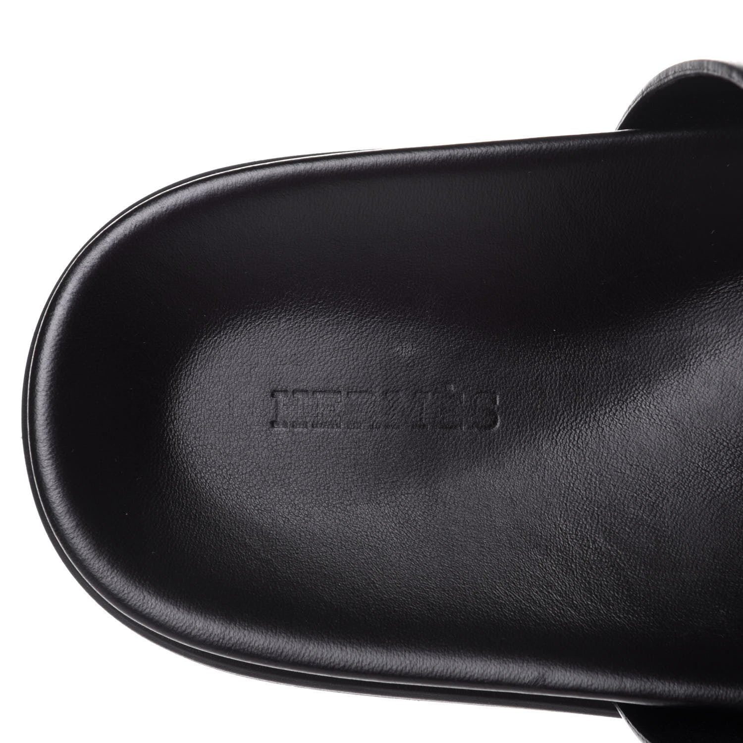 Hermes Calfskin Womens Ankara Sandals 40.5 Black 5 of 6