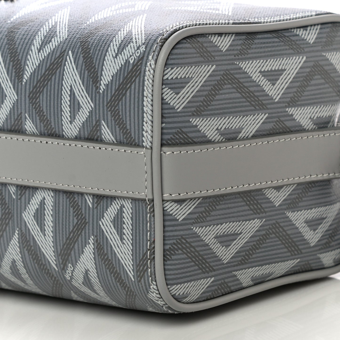 Coated Canvas CD Diamond Lingot 22 Bag Gray