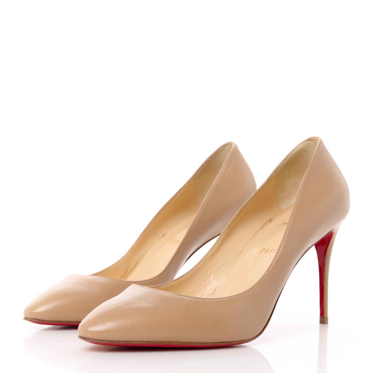 Nappa Eloise 85 Pumps 41 Nude