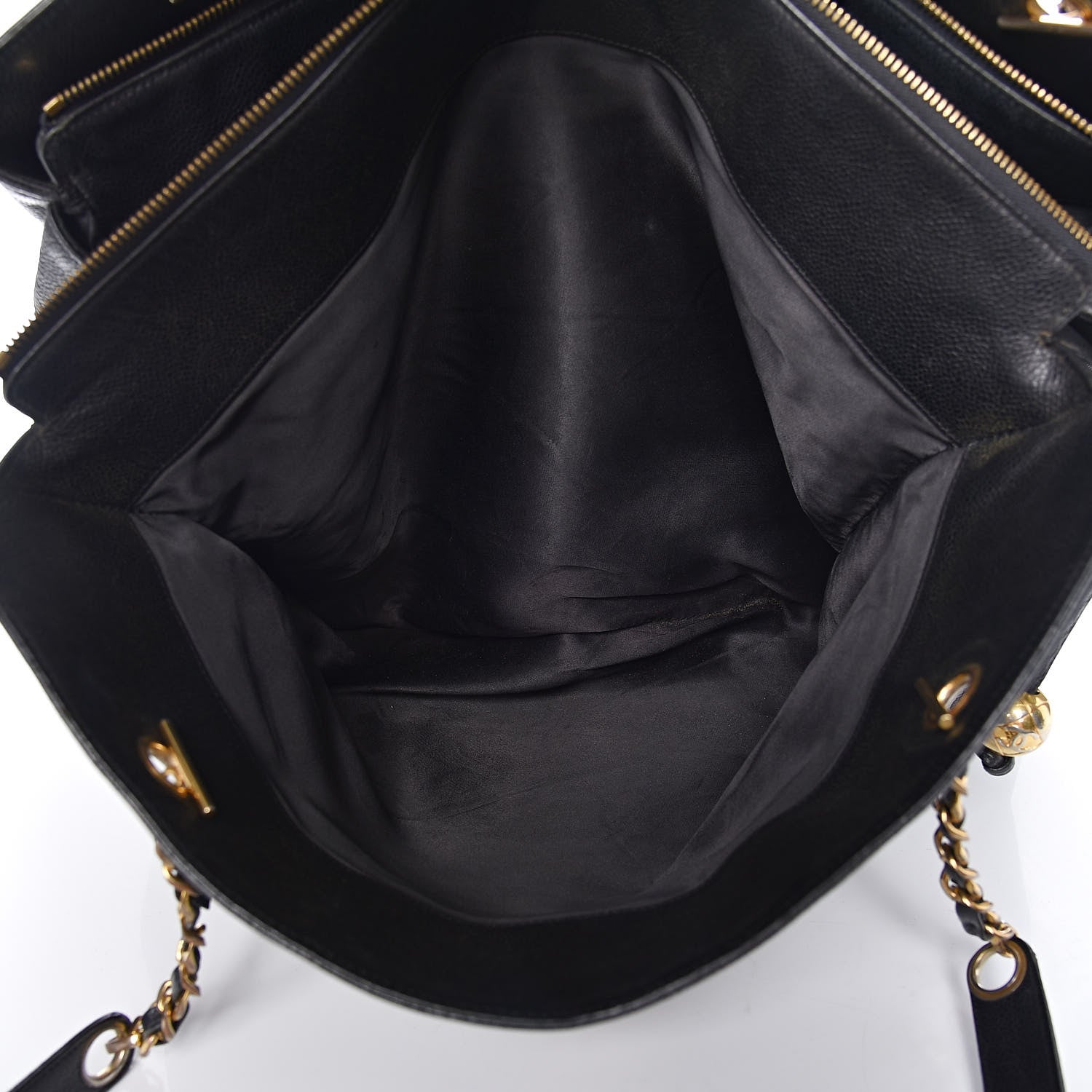 Chanel Caviar XL Weekender Bag Black 7 of 17