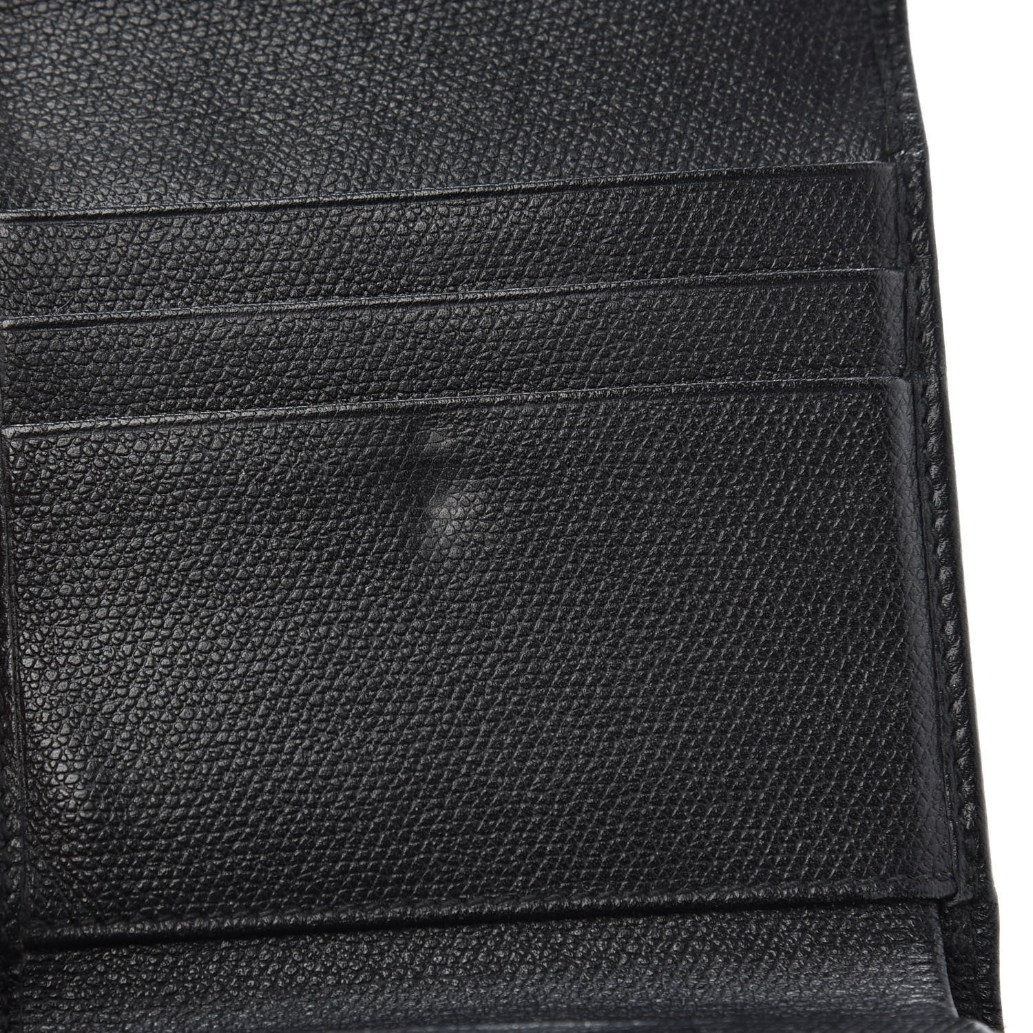 Chanel Grained Calfskin CC Button Flap Wallet Black 10 of 10