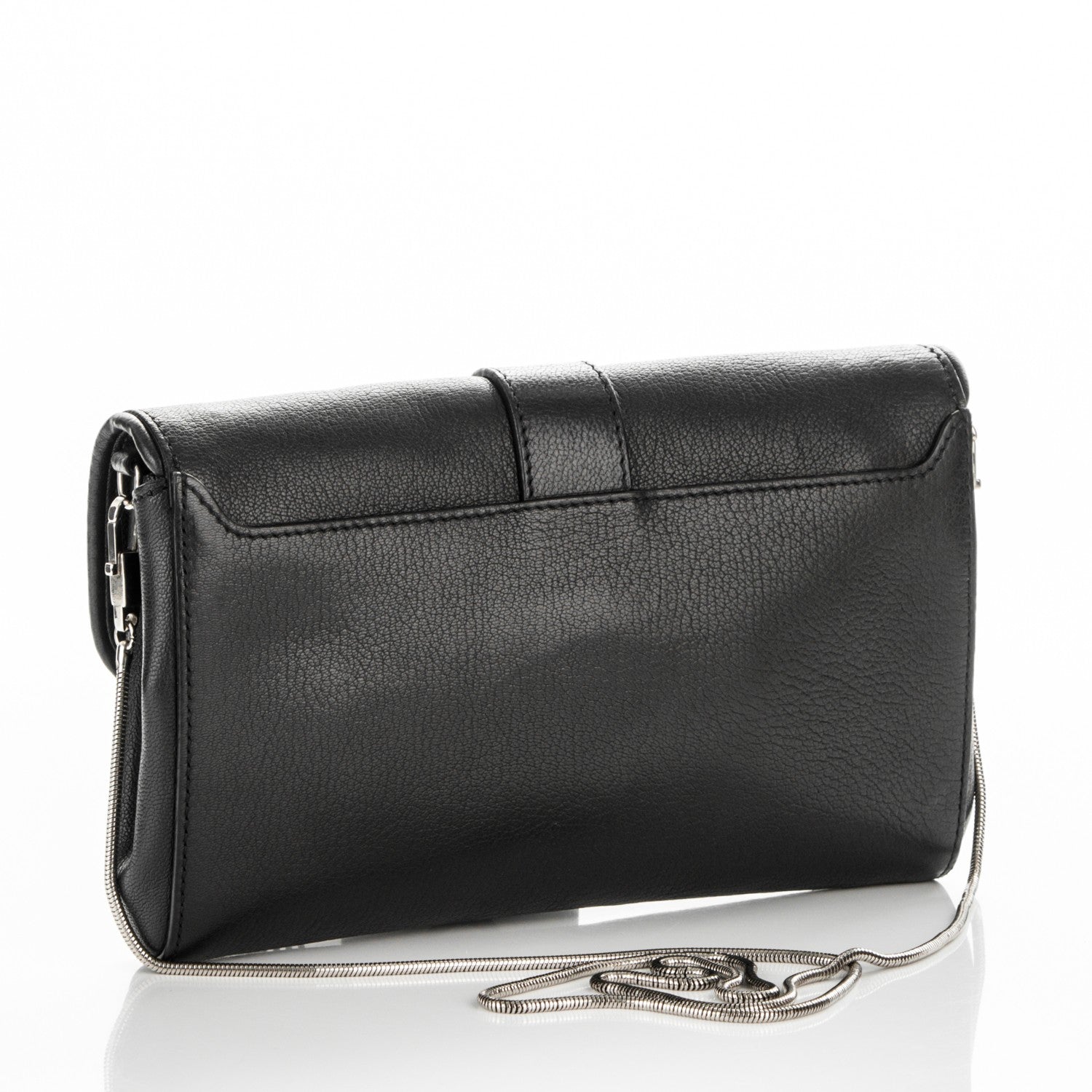 Givenchy Sugar Goatskin Obsedia Chain Shoulder Bag Black 3 of 7