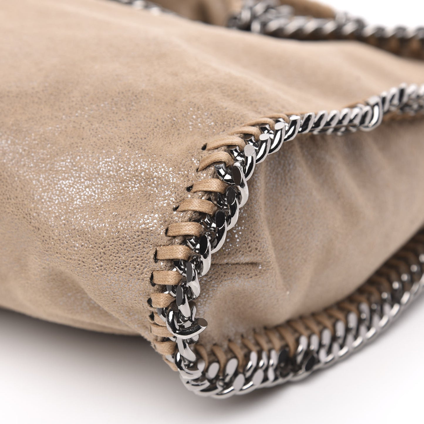 Shaggy Deer Falabella Fold Over Tote Redwood