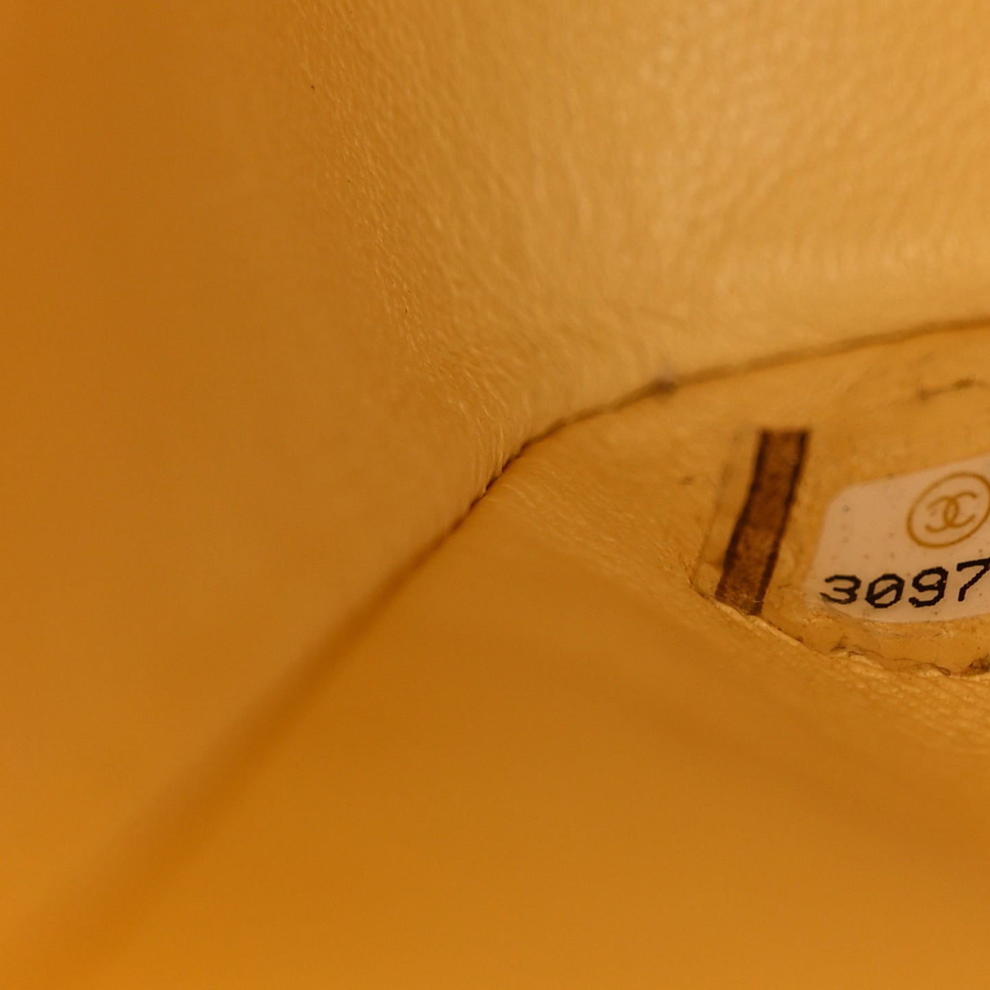 Caviar Quilted Jumbo Double Flap Yellow