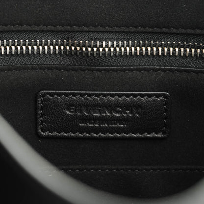 Givenchy Grained Calfskin Small Shark Lock Satchel Black 6 of 6