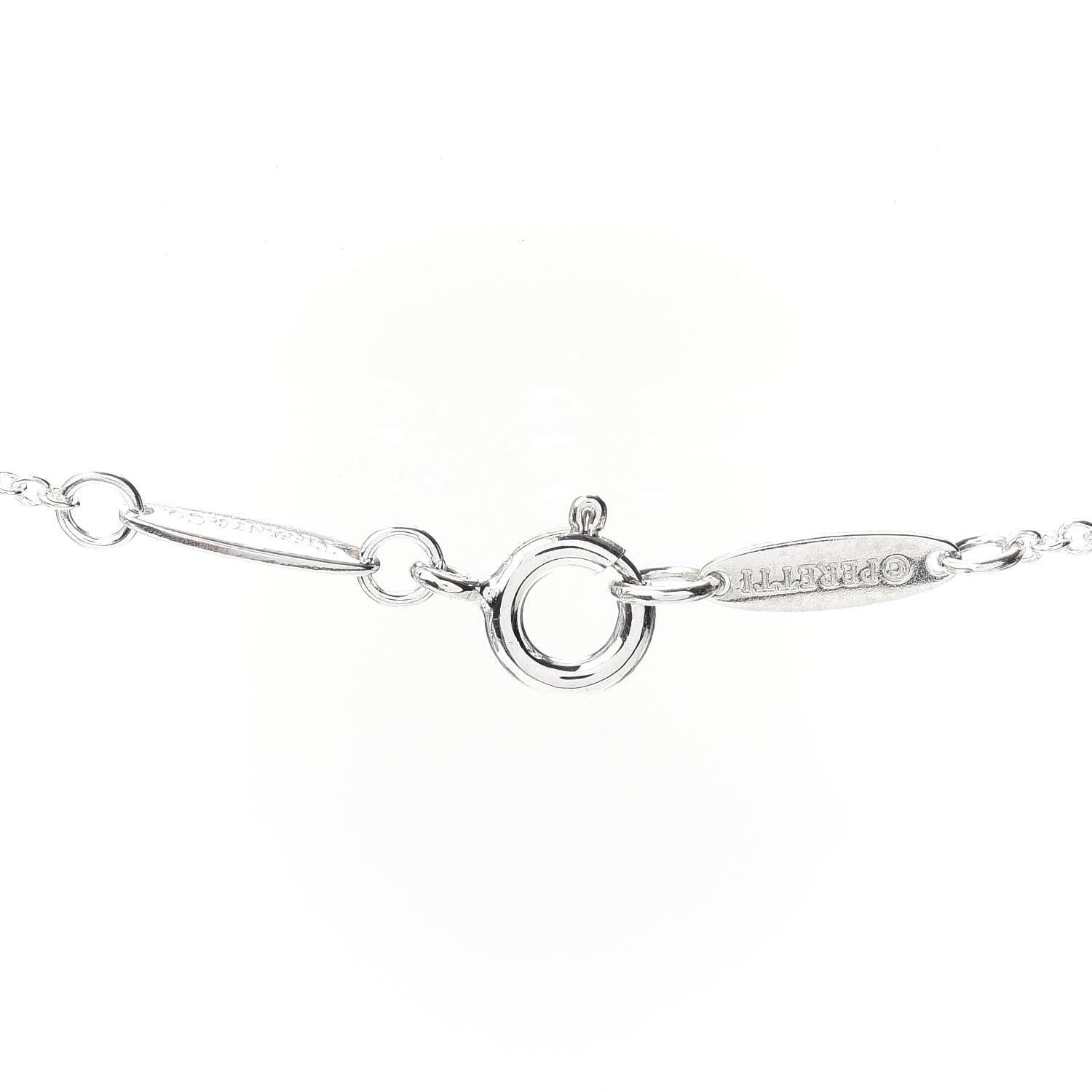 Tiffany Sterling Silver 16mm Elsa Peretti Open Heart Pendant Necklace 4 of 4