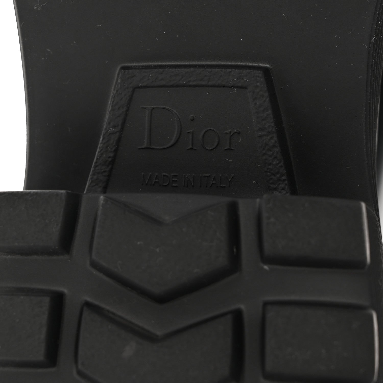Christian Dior Brushed Calfskin Dior Code Lug Sole 15mm Loafers 38 Black 8 of 9