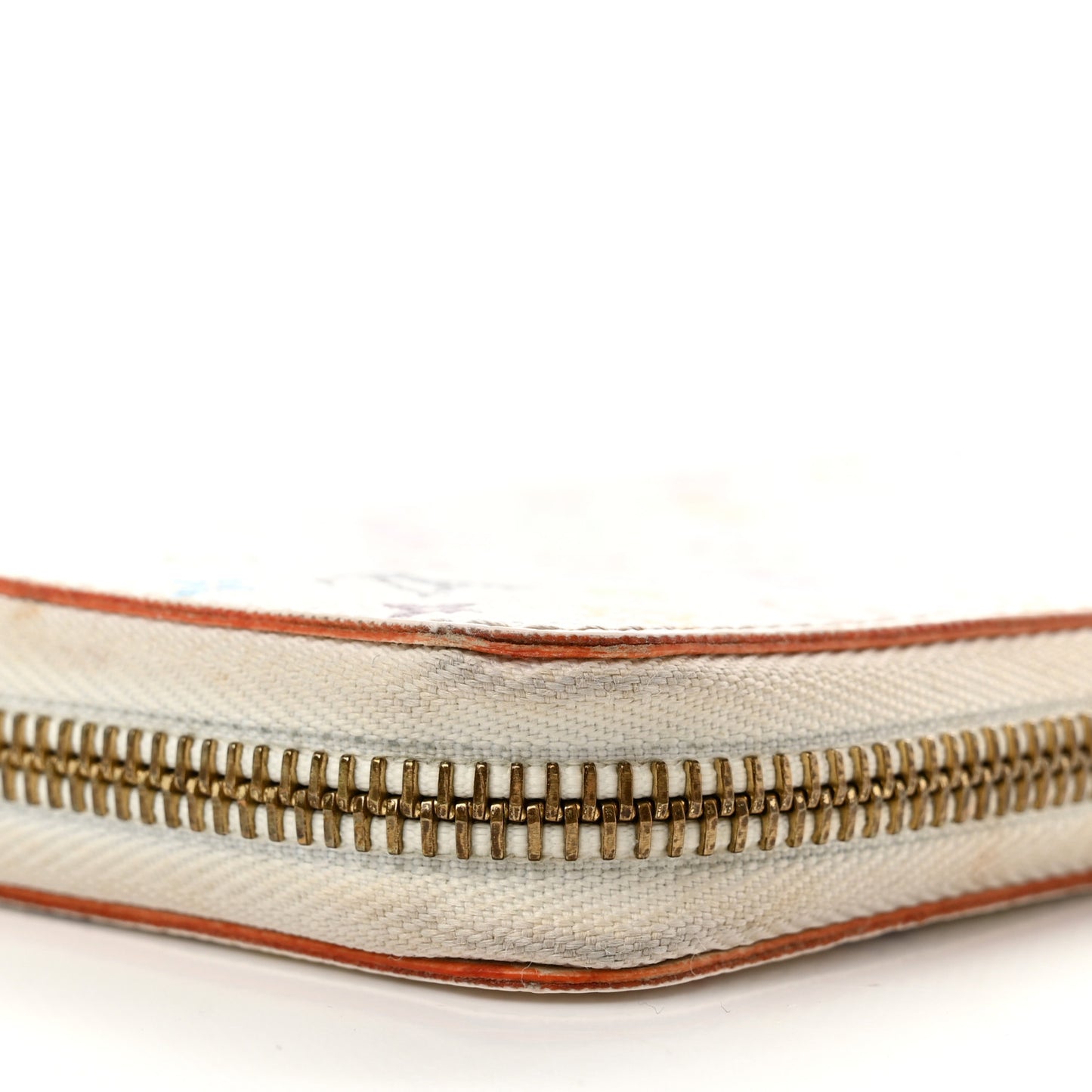 Monogram Multicolor Zippy Wallet White Litchi