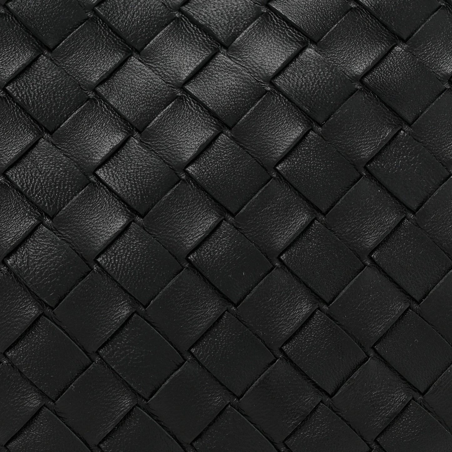 Nappa Intrecciato Small Andiamo Shoulder Bag Black