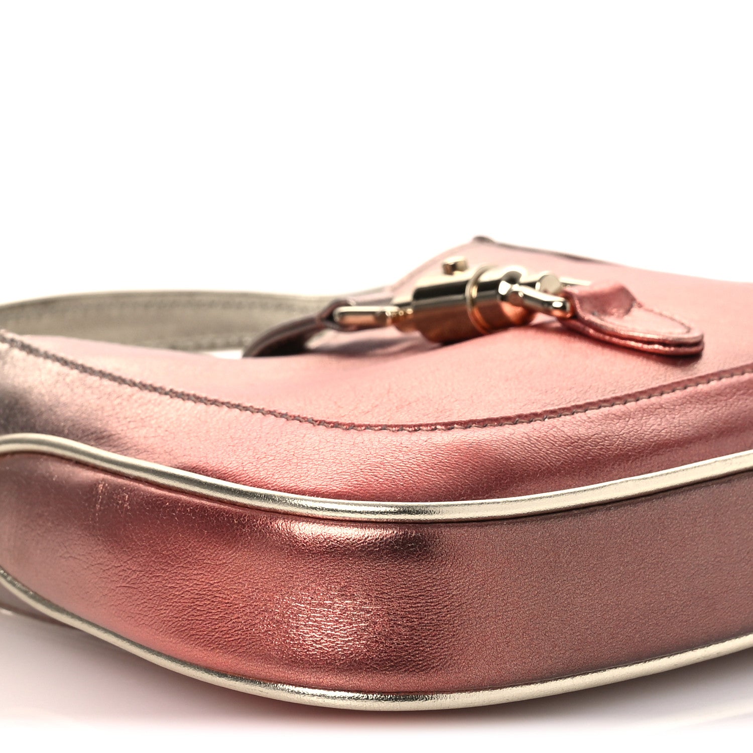 Gucci Metallic Faded Nappa Mini Jackie 1961 Copper 4 of 12