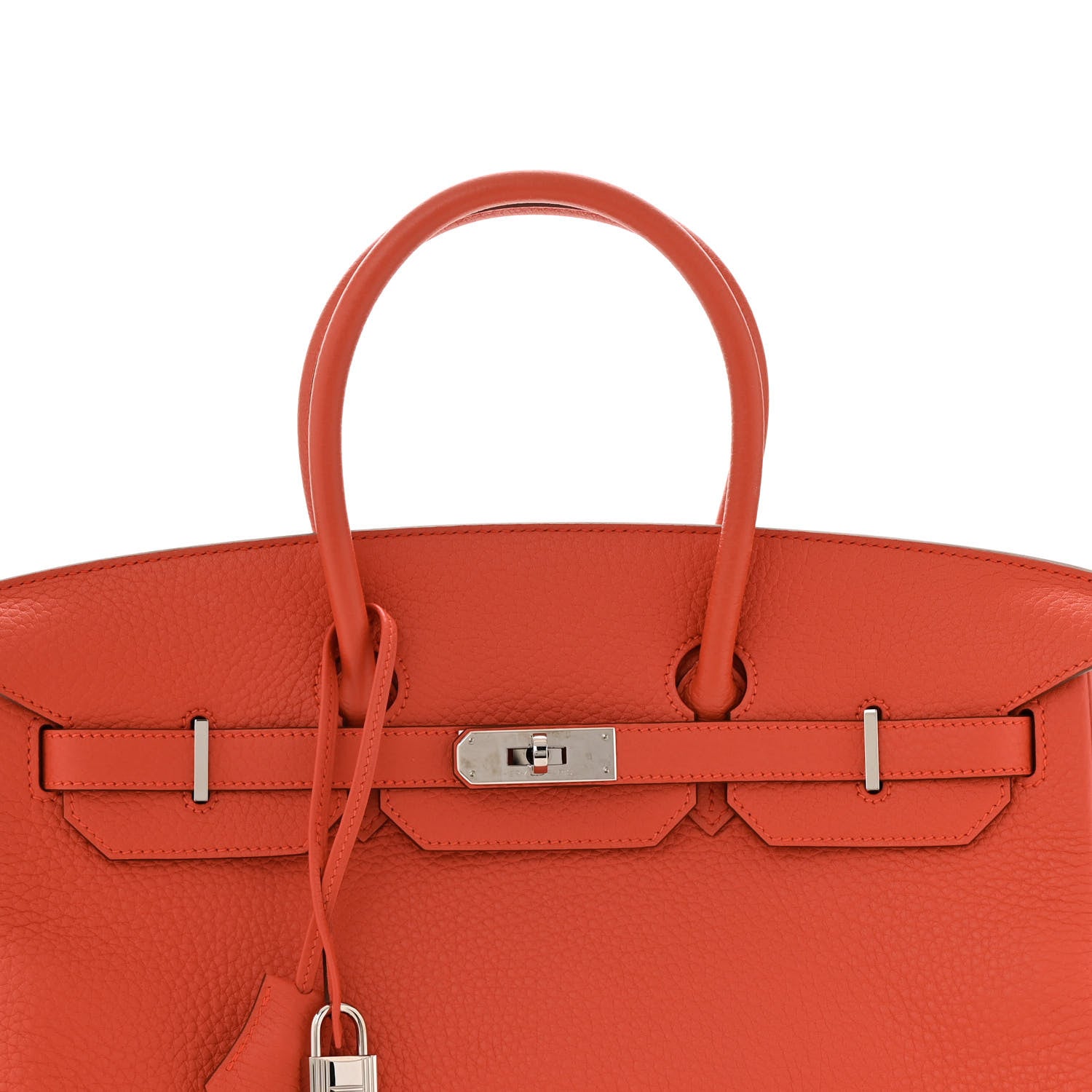 Hermes Taurillon Clemence Birkin 35 Capucine 8 of 14