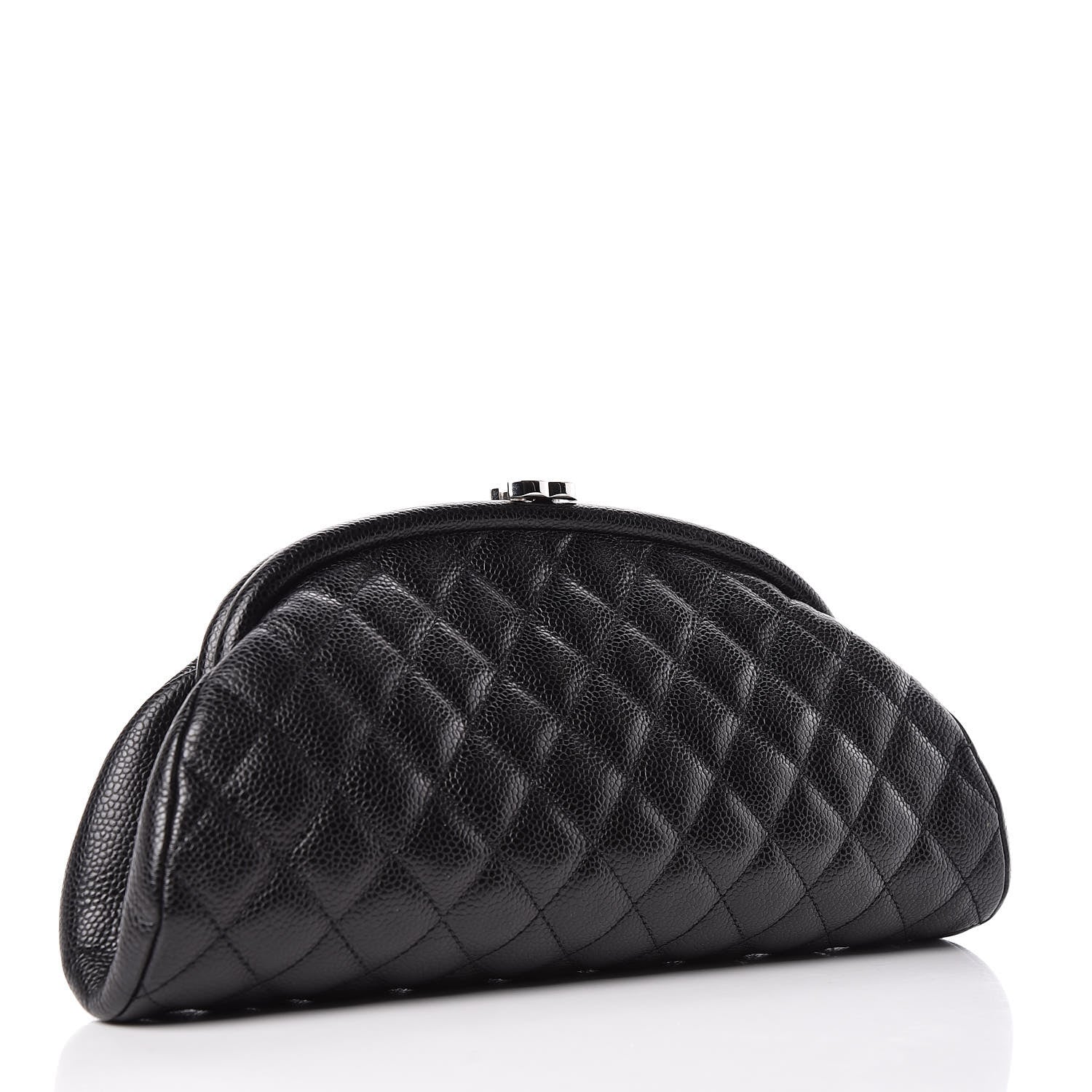 Chanel Caviar Quilted Timeless Clutch Black 3 of 9