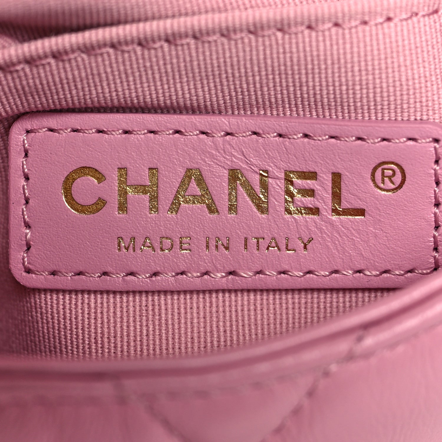 Chanel Lambskin Quilted Mini Lacquered Chain Flap Pink 6 of 11