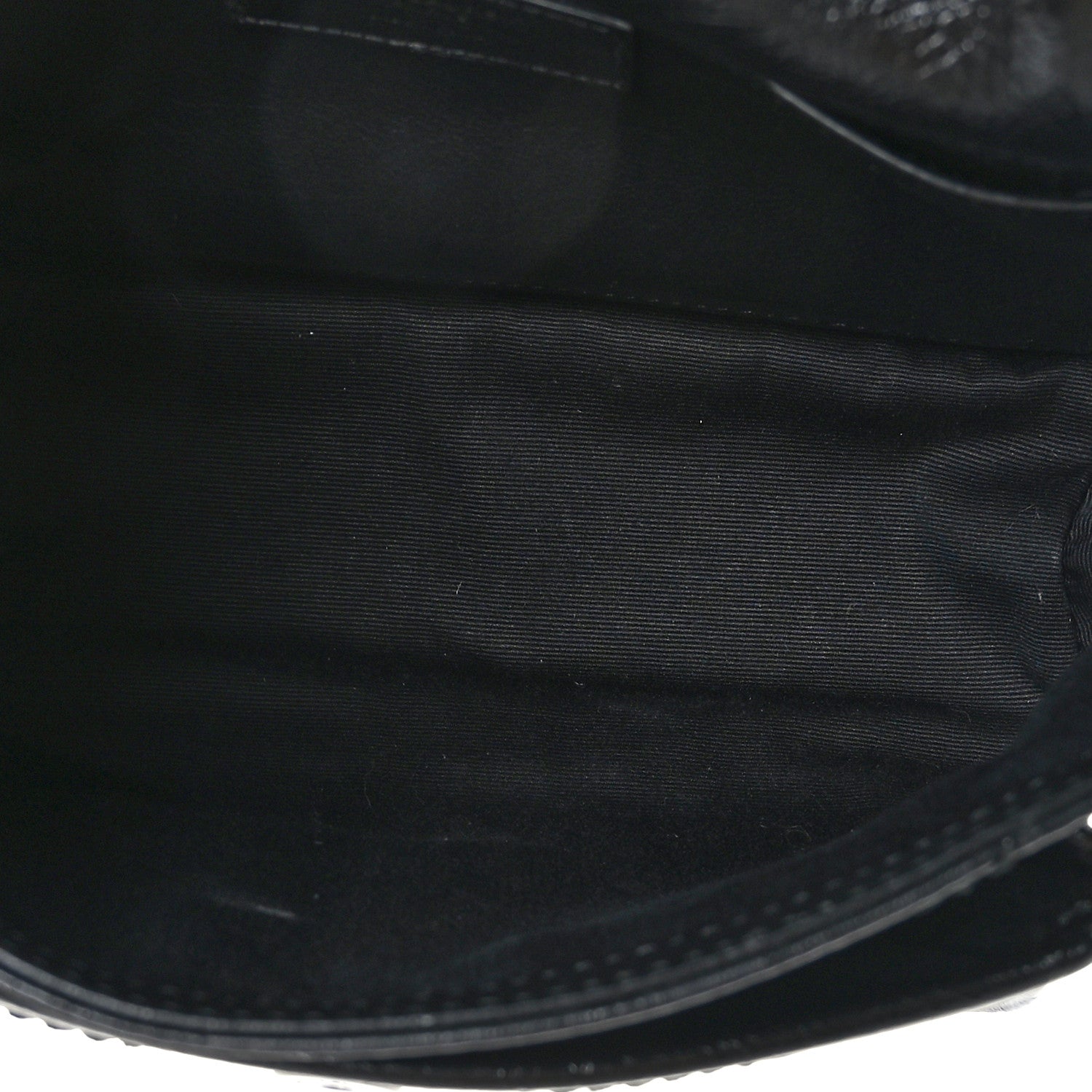 Saint Laurent Crinkled Lambskin Matelasse Monogram Baby Niki Chain Satchel Black 5 of 9