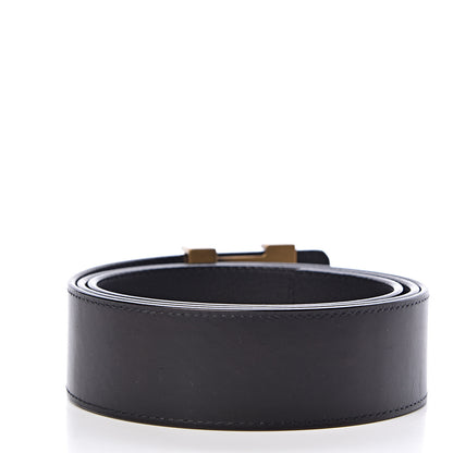 Louis Vuitton Calfskin 40mm LV Initiales Montaigne Belt 95 38 Black 3 of 8