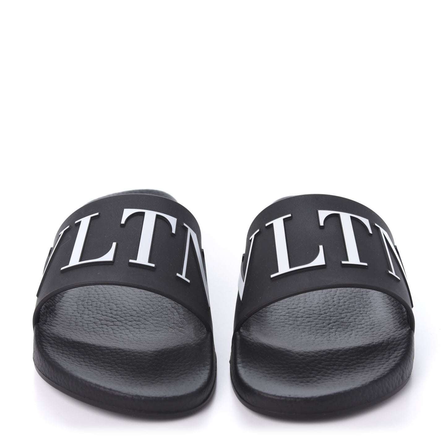 Rubber Mens VLTN Pool Slide Sandals 41 Black