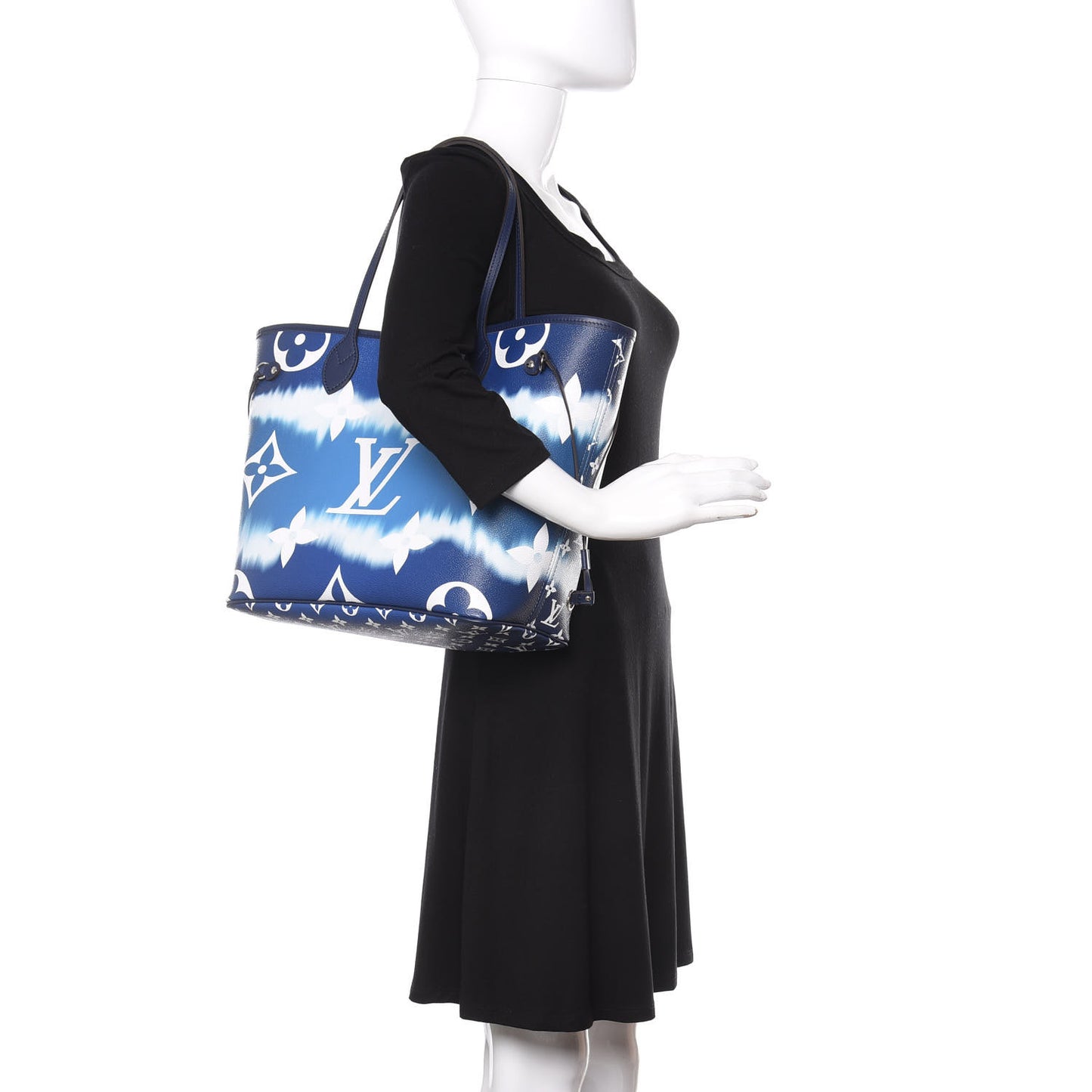 Monogram Escale Neverfull MM Blue