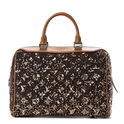 Louis Vuitton Sequin Monogram Sunshine Express Speedy Gold 1 of 10
