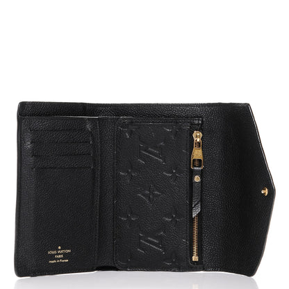 Louis Vuitton Empreinte Compact Curieuse Wallet Black 5 of 6