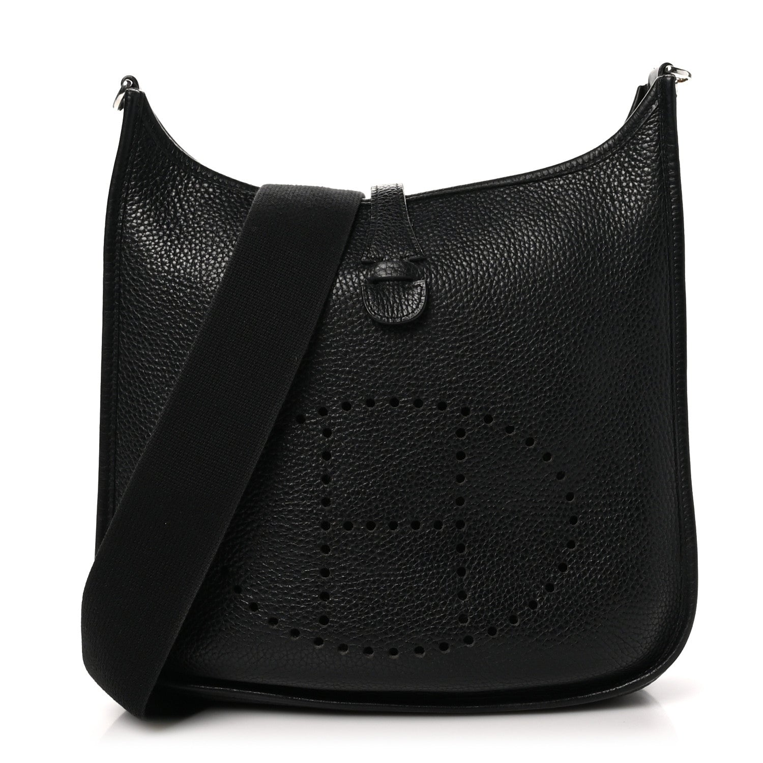 Hermes Taurillon Clemence Evelyne III PM Black 1 of 10