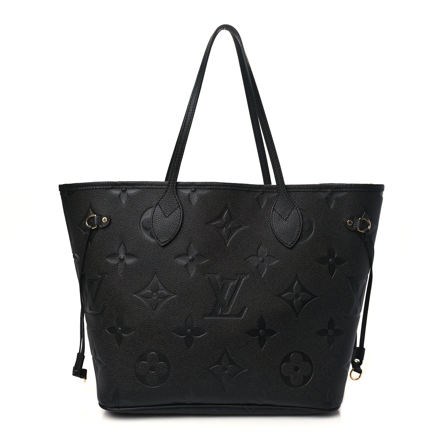 Louis Vuitton Empreinte Monogram Giant Neverfull MM Black 3 of 7