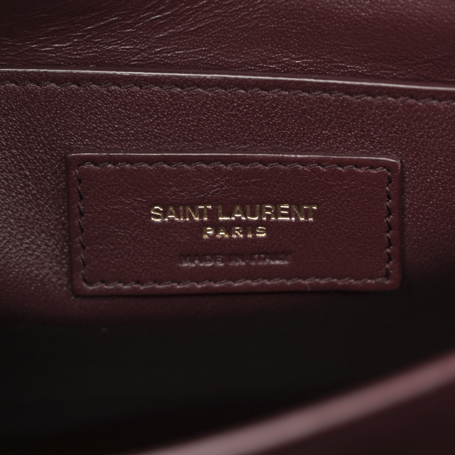 Saint Laurent Grain de Poudre Medium Classic Monogram Cassandra Top Handle Black Rouge Legion 6 of 10