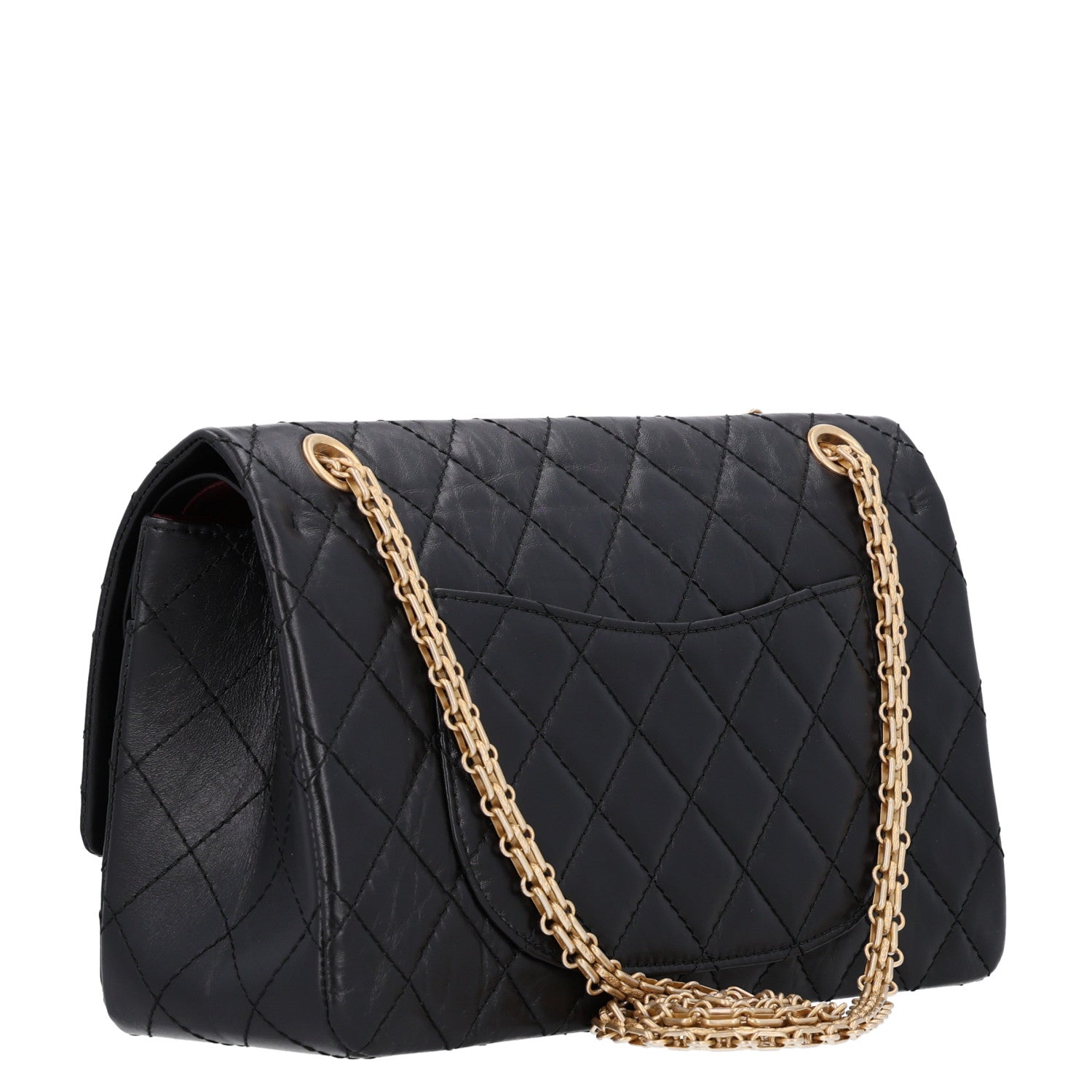 Chanel Aged Calfskin Quilted 2.55 Reissue 226 Flap Black 3 of 10