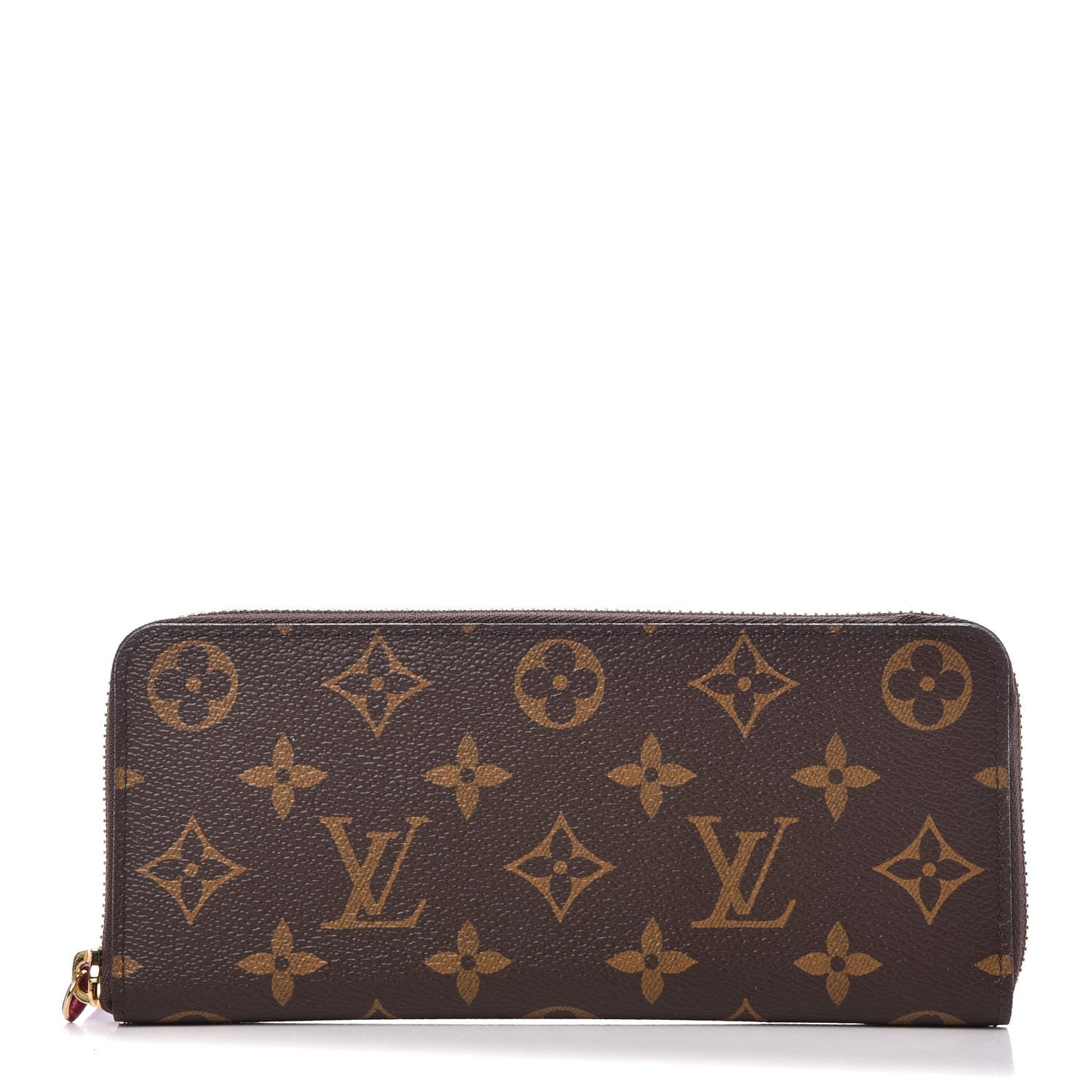 Louis Vuitton Monogram Clemence Wallet Fuchsia 1 of 7