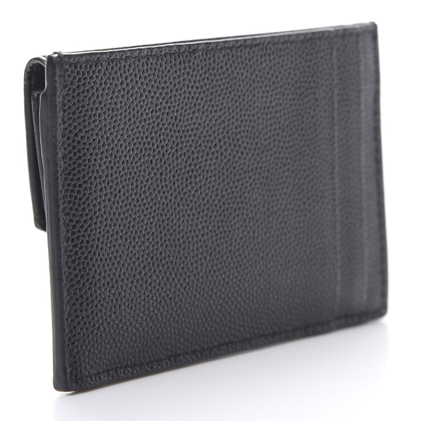 Grain De Poudre Uptown Monogram Card Case Black