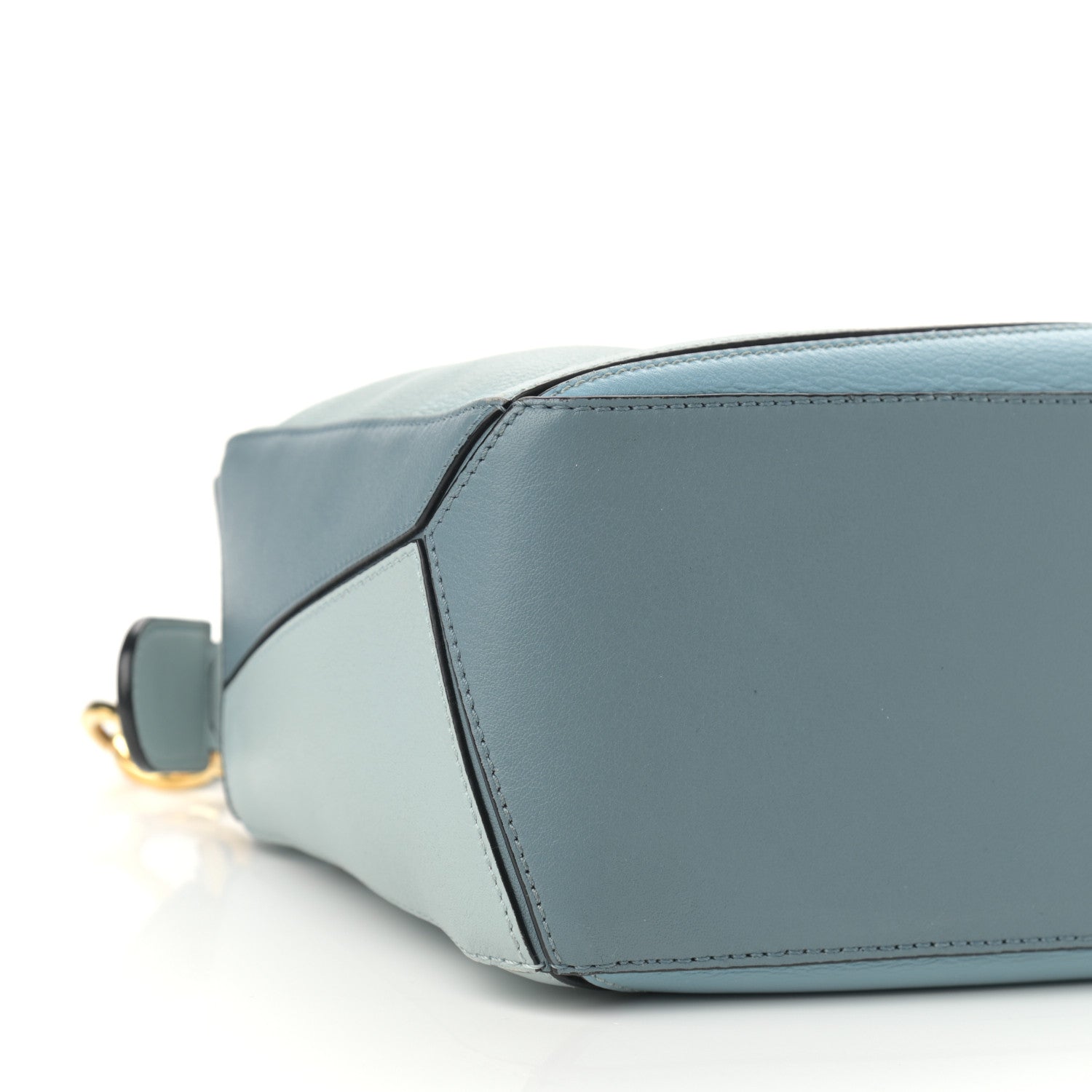 Loewe Calfskin Small Puzzle Bag Aqua Light Blue Stone Blue 9 of 15