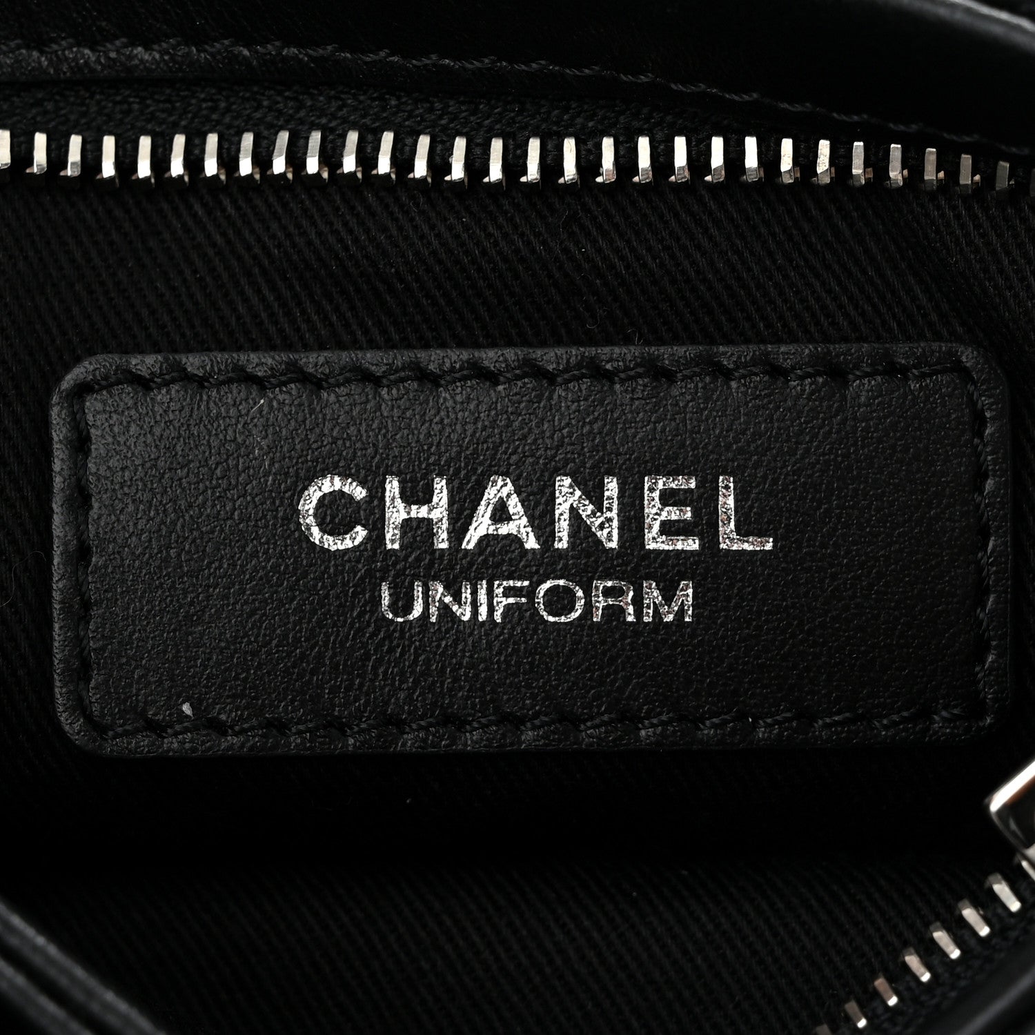 Chanel Calfskin Quilted Crossbody Bag Black 6 of 10