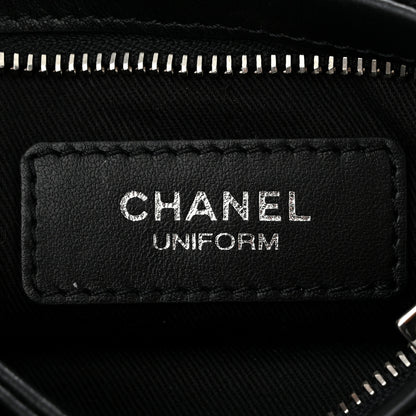 Chanel Calfskin Quilted Crossbody Bag Black 6 of 10