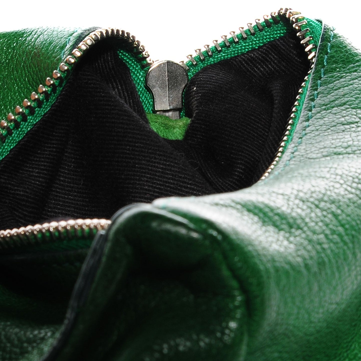 Sugar Goatskin Pandora Wristlet Emerald