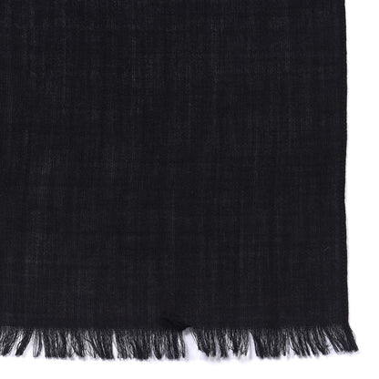 Gucci Wool Silk GG Monogram GGNat Scarf Black 3 of 4