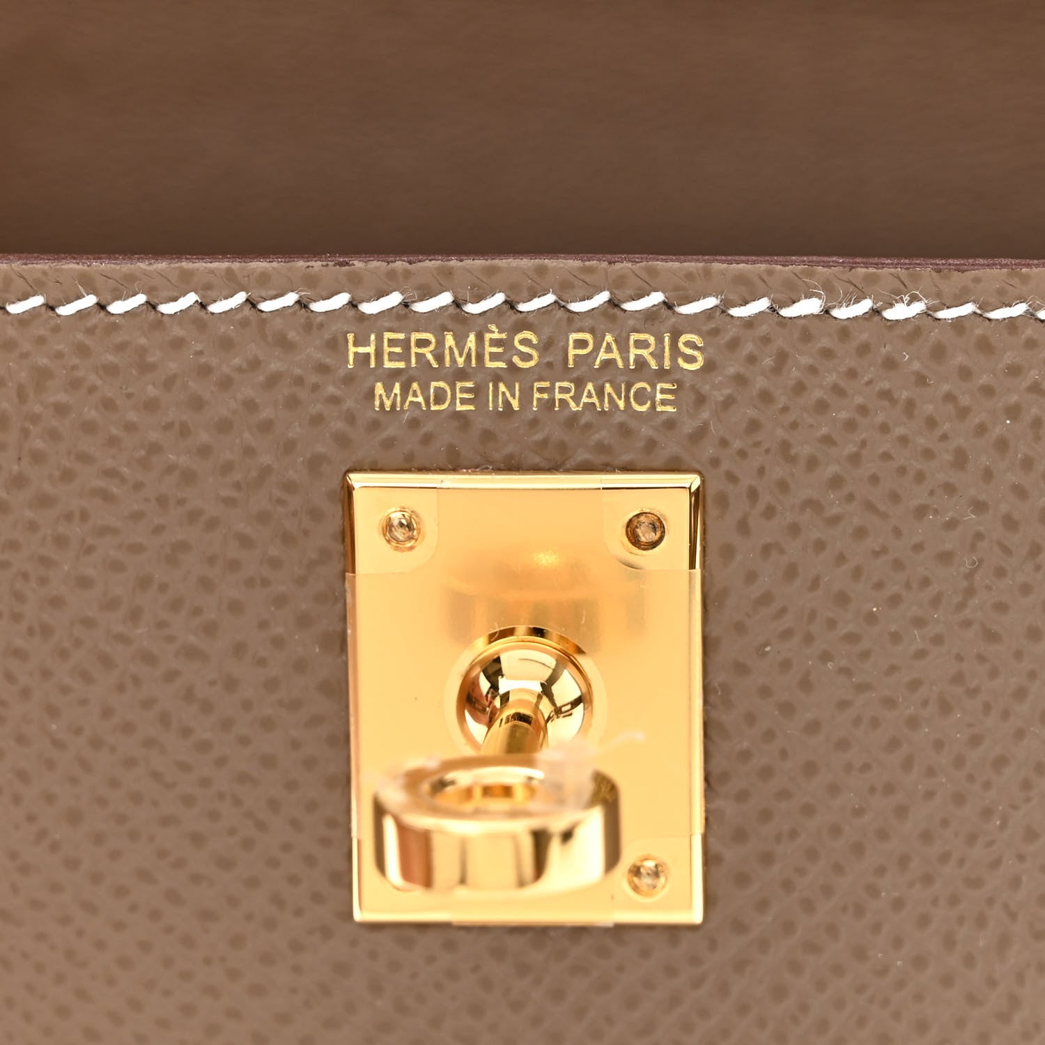 Hermes Epsom Mini Kelly Sellier 20 Etoupe 6 of 12