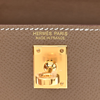 Hermes Epsom Mini Kelly Sellier 20 Etoupe 6 of 12