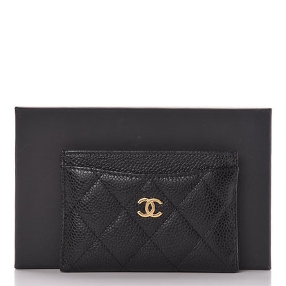 Chanel Caviar Quilted Card Holder Black 9 of 9
