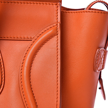 Celine Smooth Calfskin Mini Luggage Bright Orange 27 of 32