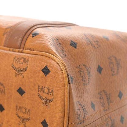 MCM Visetos Shopping Tote Cognac 10 of 21