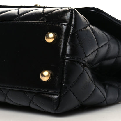 Chanel Calfskin Quilted Mini Coco Handle Flap Black 9 of 9