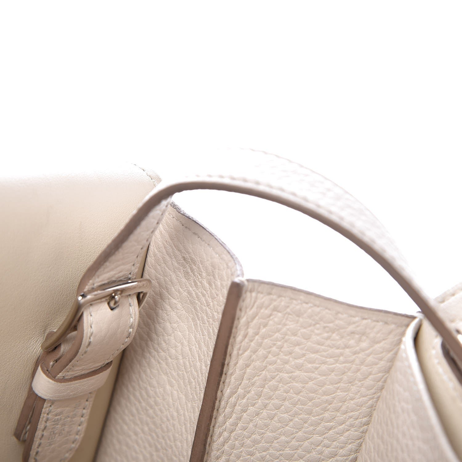 Hermes Taurillon Clemence Halzan 31 GM Craie 13 of 16