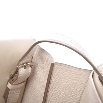 Hermes Taurillon Clemence Halzan 31 GM Craie 13 of 16