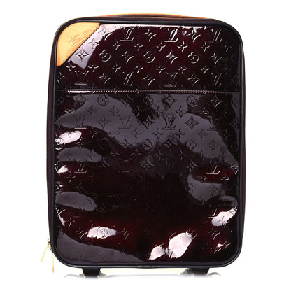 Louis Vuitton Vernis Pegase 45 Rolling Luggage Amarante 1 of 23