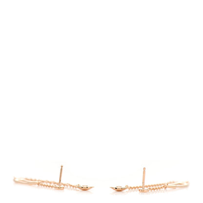 Hermes 18K Rose Gold TPM Chaine D'Ancre Punk Earrings 3 of 5