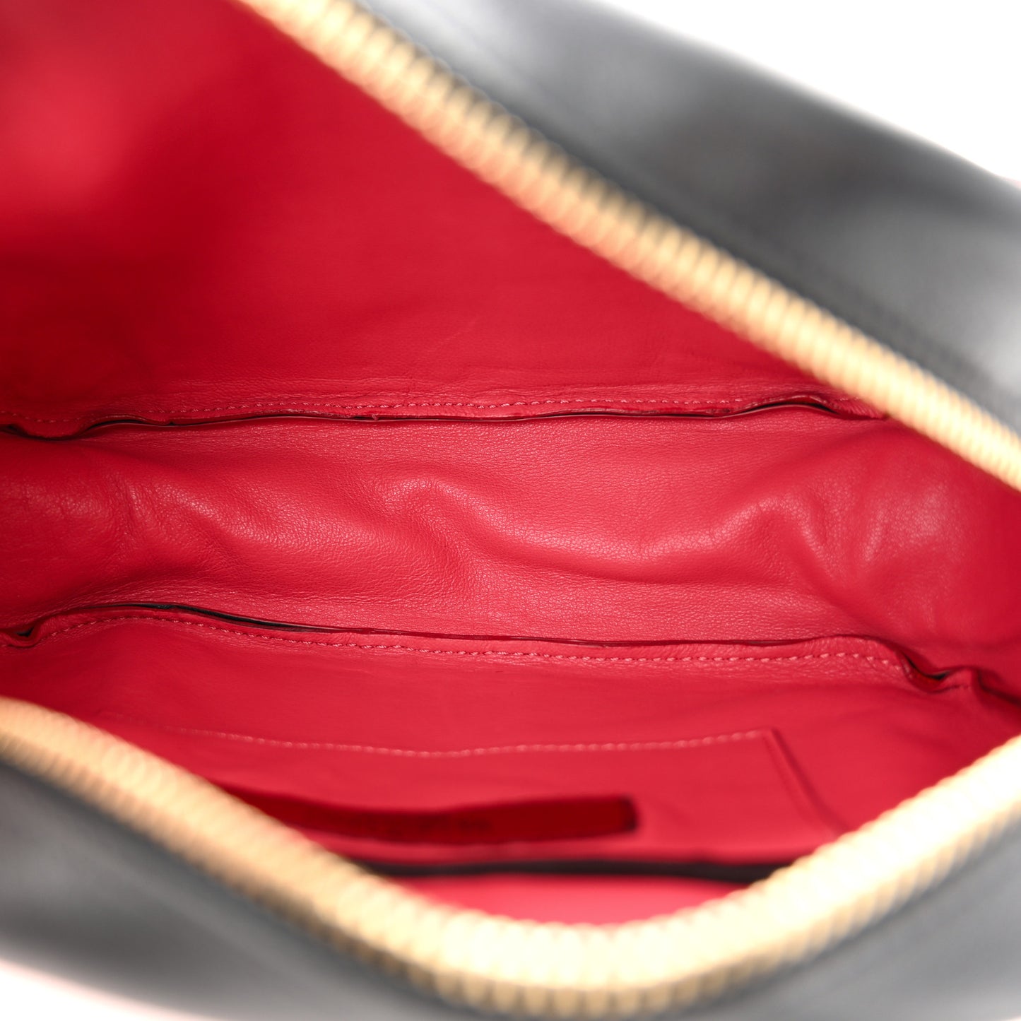 Calfskin Carmen Camera Crossbody Bag Black Deep Rose