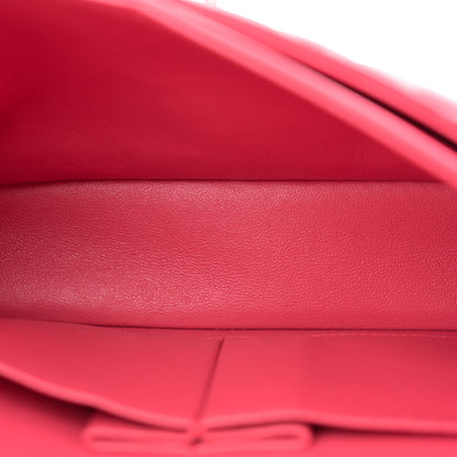 Chanel Lambskin Quilted Small Double Flap Dark Pink 5 of 10