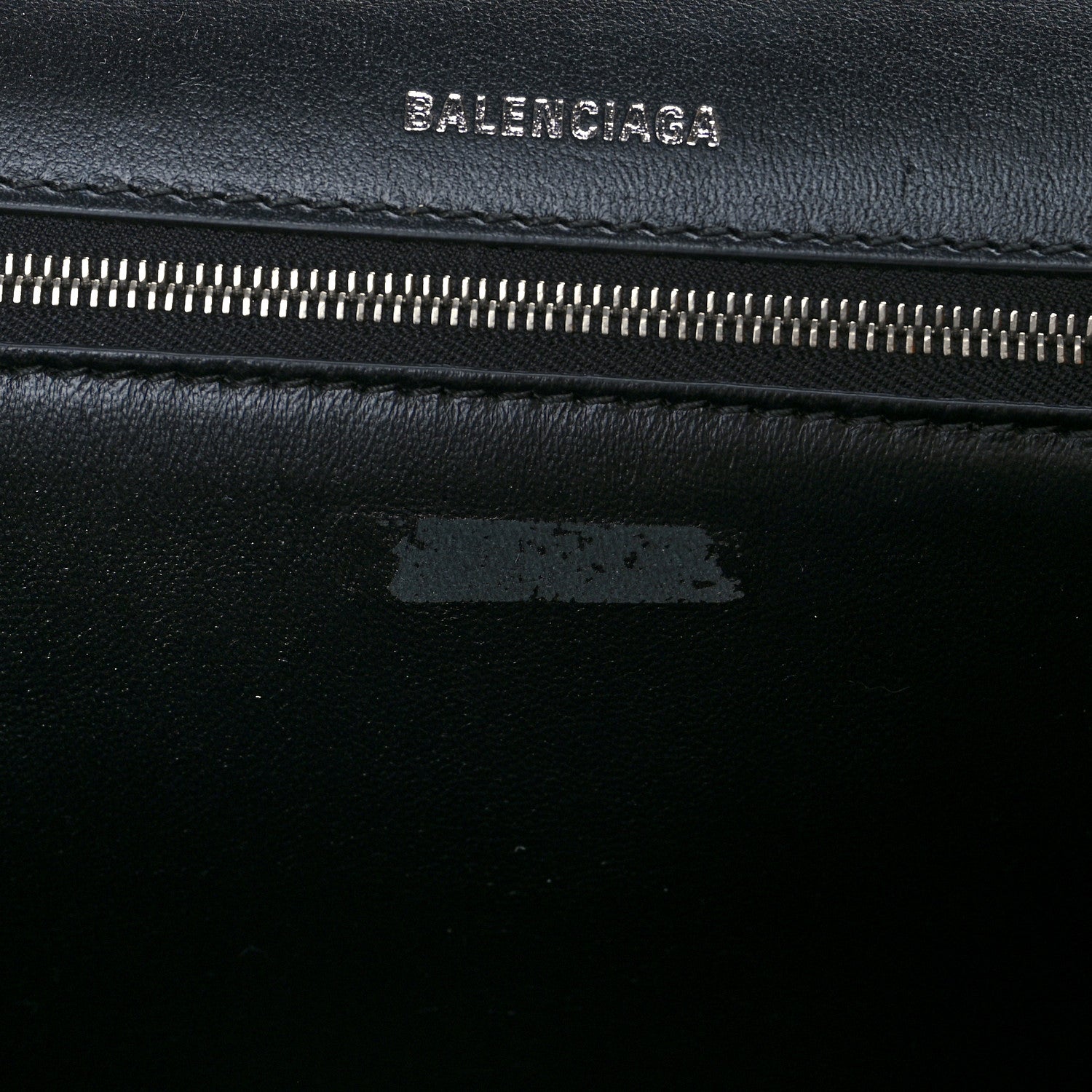 Balenciaga Grained Calfskin Small Hourglass Sling Shoulder Bag Black 10 of 10